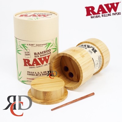 RAW CONE BAMBOO SIX SHOOTER - 1 1/4 - 1 CT